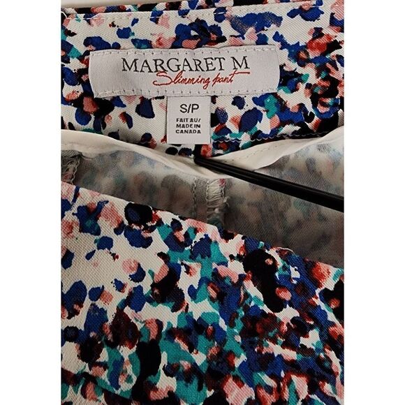 Margaret M Stretch Chino Abstract Pattern Short Size Small Petite - Picture 5 of 7